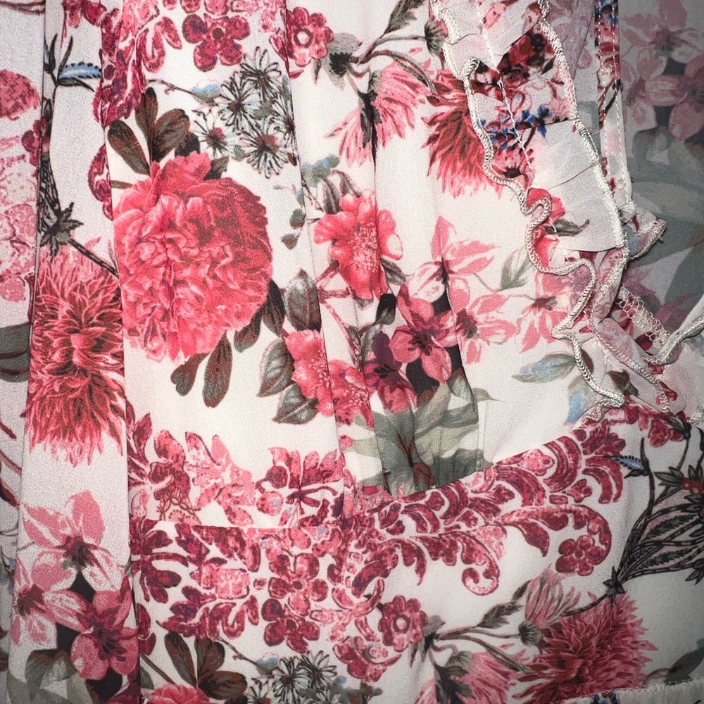 Woman pink dress xl open back Only worn once